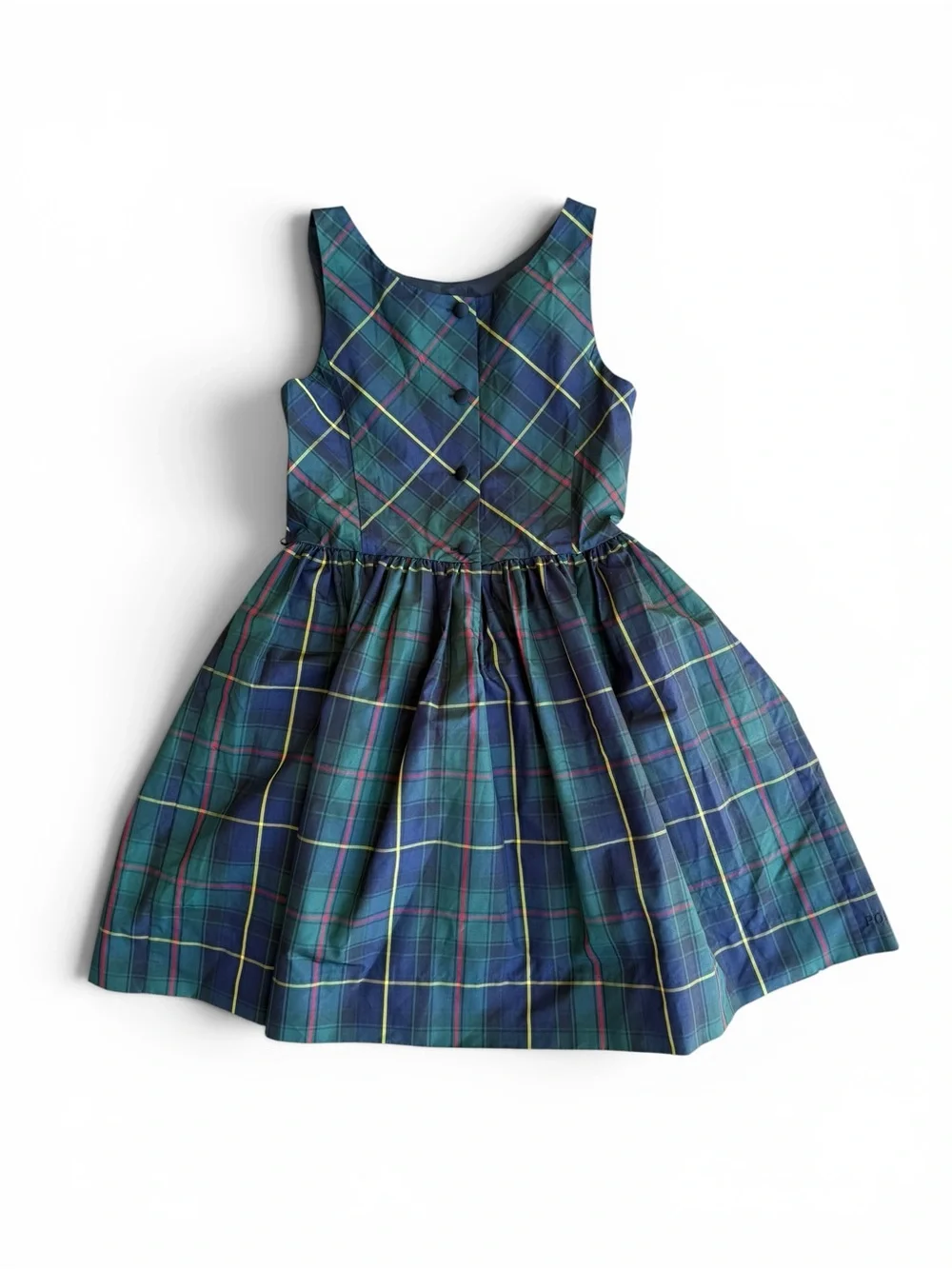 Polo Ralph Lauren Plaid Fit-And-Flare Dress